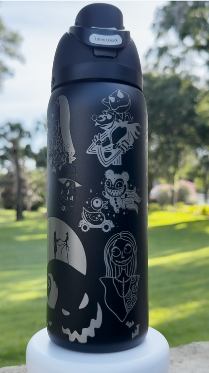 Nightmare before Christmas X Owala 32 Oz Freesip